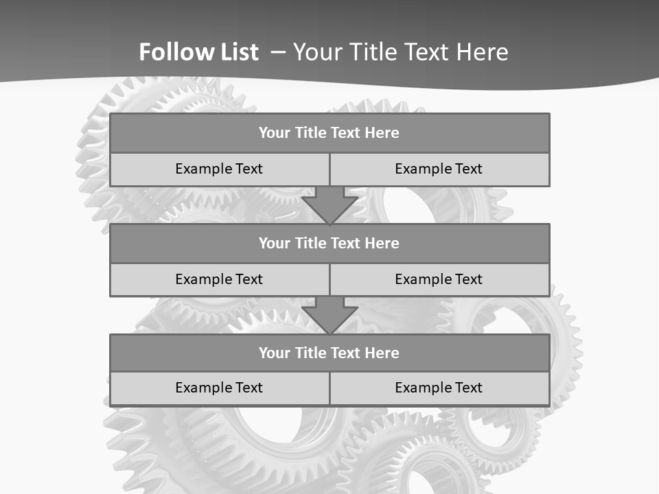 Mobile Reflective Technology PowerPoint Template