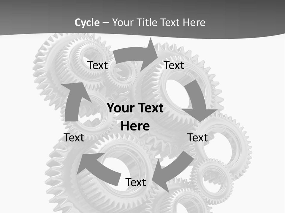Mobile Reflective Technology PowerPoint Template