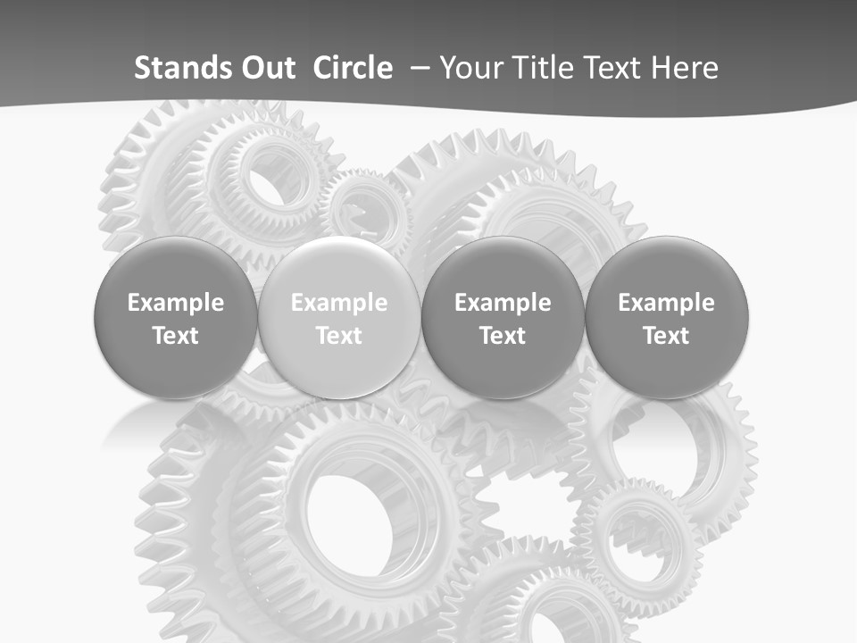 Mobile Reflective Technology PowerPoint Template