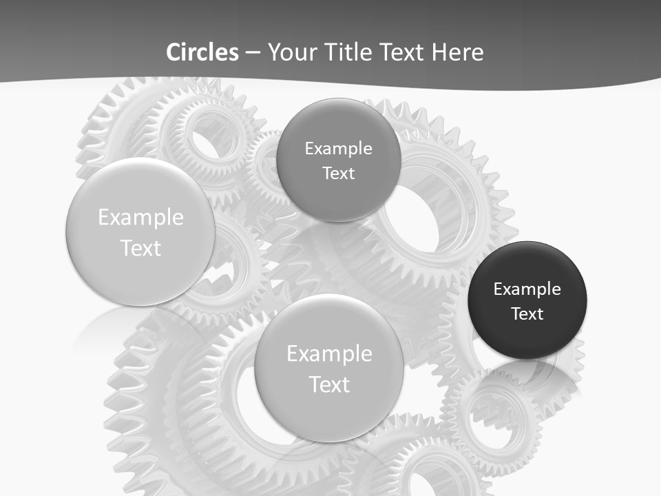 Mobile Reflective Technology PowerPoint Template