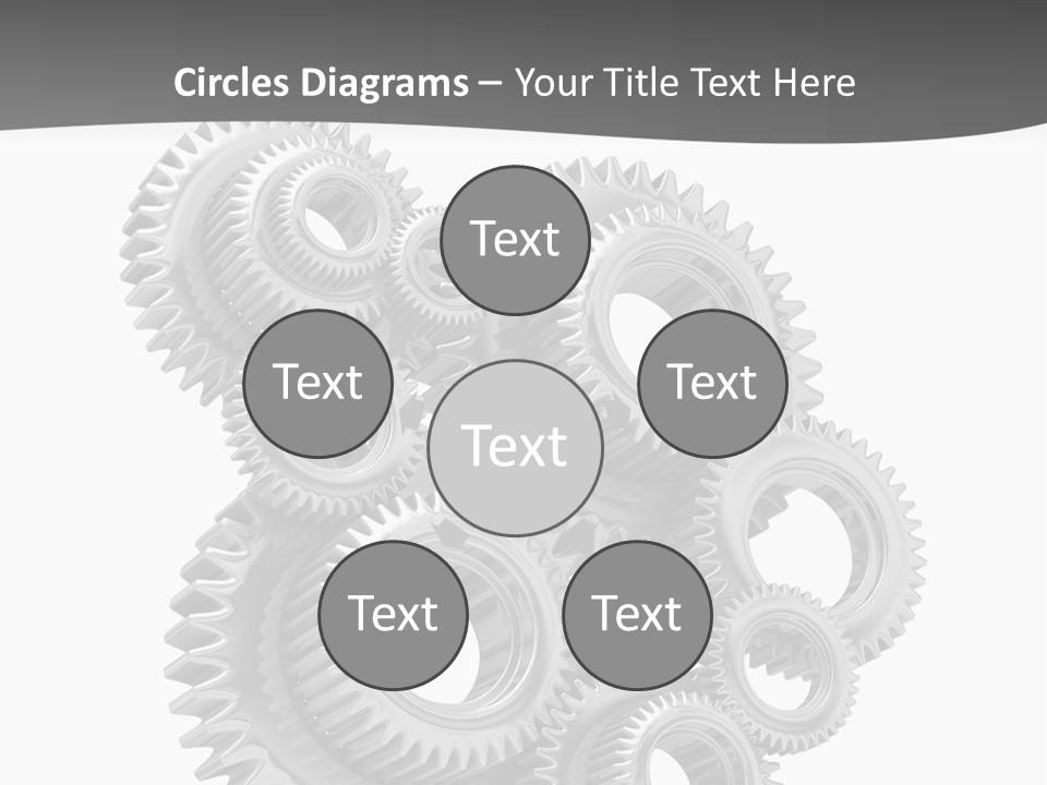 Mobile Reflective Technology PowerPoint Template