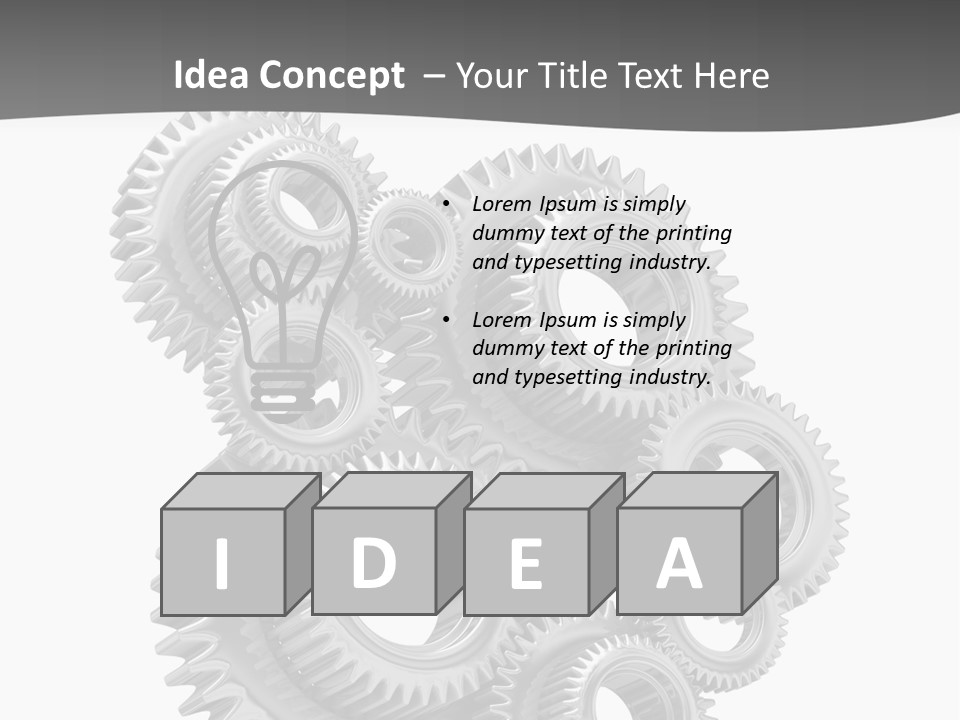 Mobile Reflective Technology PowerPoint Template