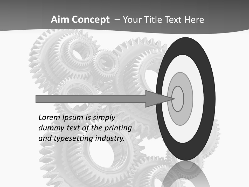 Mobile Reflective Technology PowerPoint Template