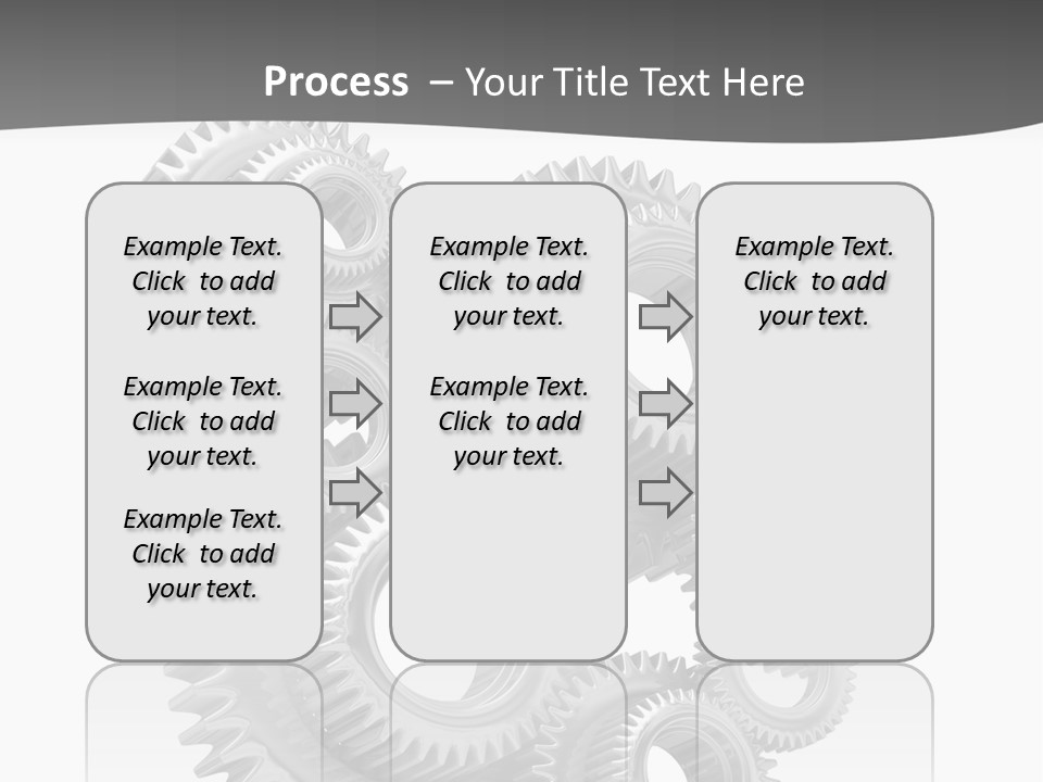 Mobile Reflective Technology PowerPoint Template