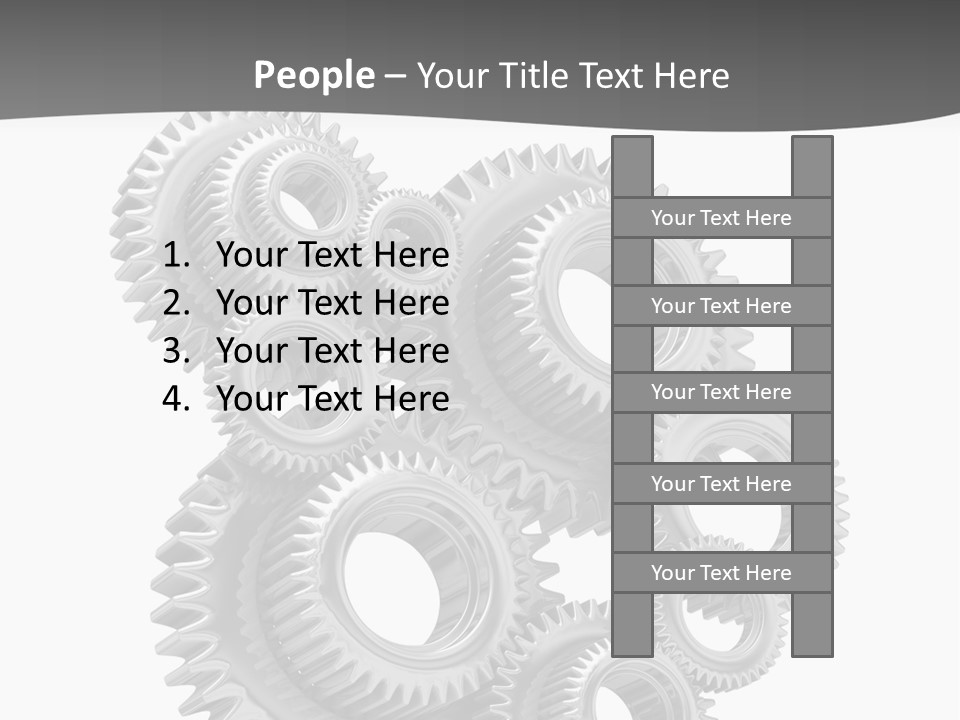 Mobile Reflective Technology PowerPoint Template