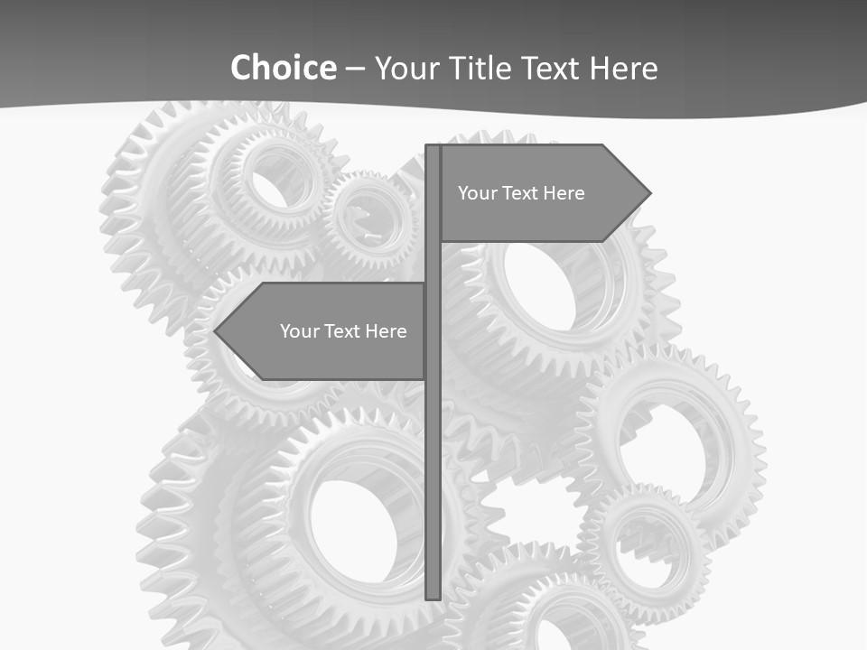 Mobile Reflective Technology PowerPoint Template
