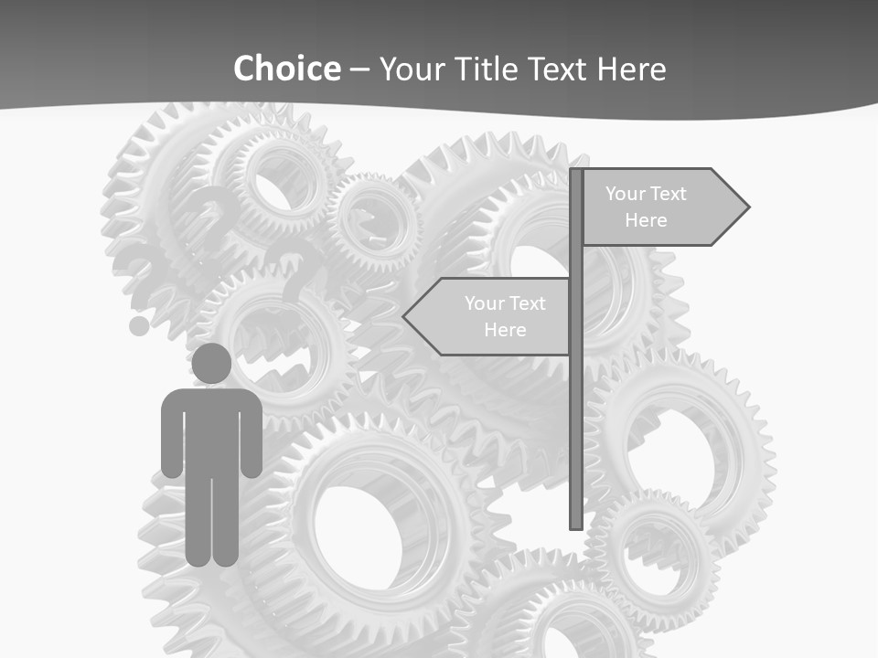 Mobile Reflective Technology PowerPoint Template