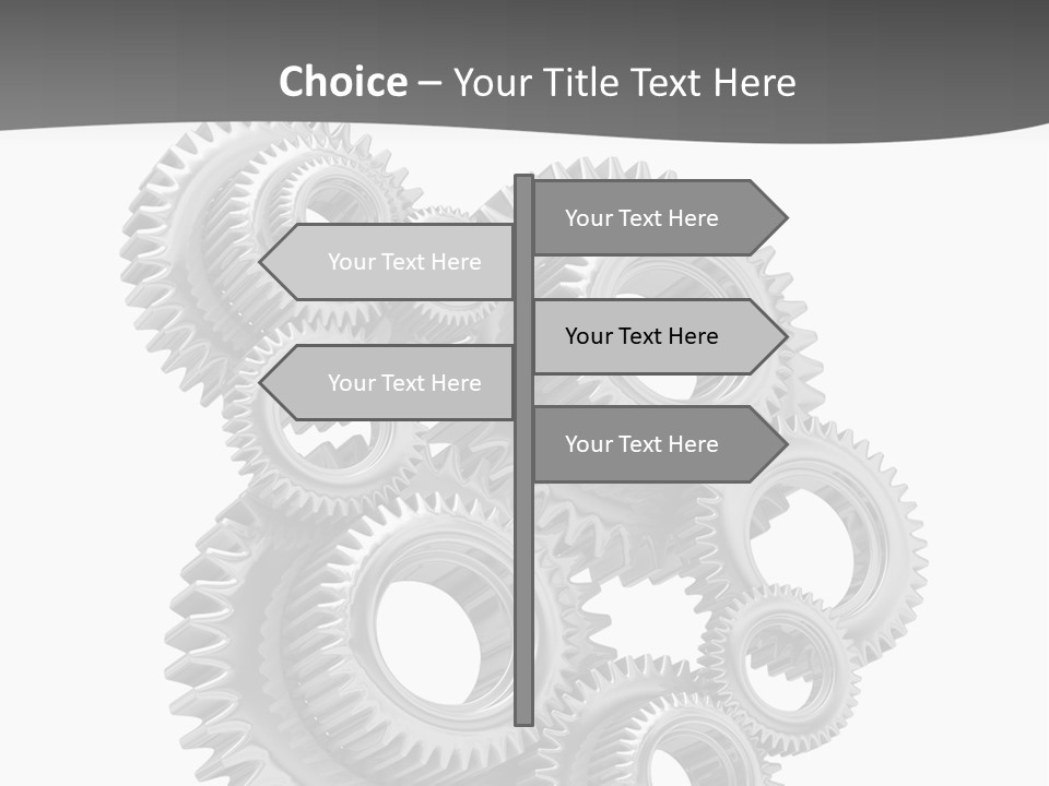 Mobile Reflective Technology PowerPoint Template