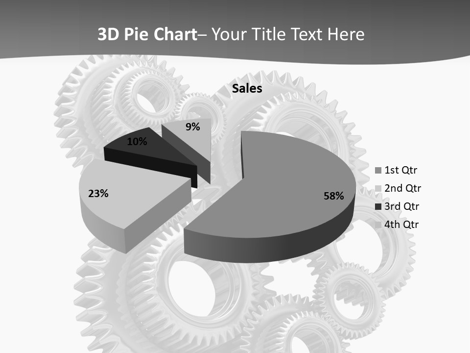 Mobile Reflective Technology PowerPoint Template
