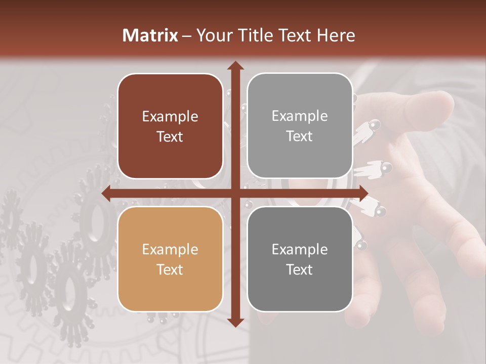 Black Symbol Knowledge PowerPoint Template