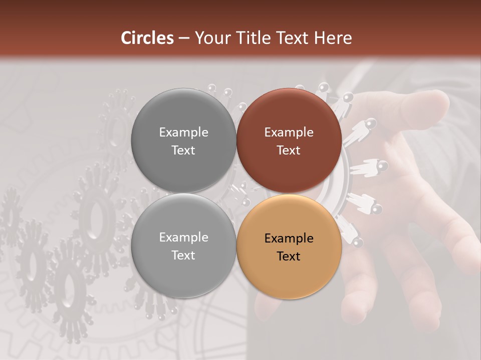 Black Symbol Knowledge PowerPoint Template