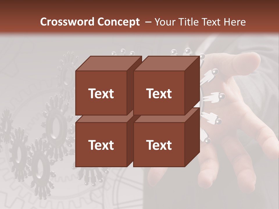 Black Symbol Knowledge PowerPoint Template