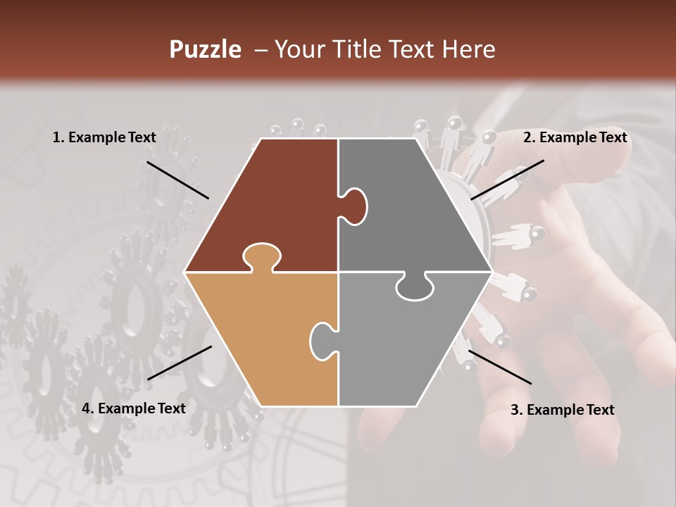 Black Symbol Knowledge PowerPoint Template