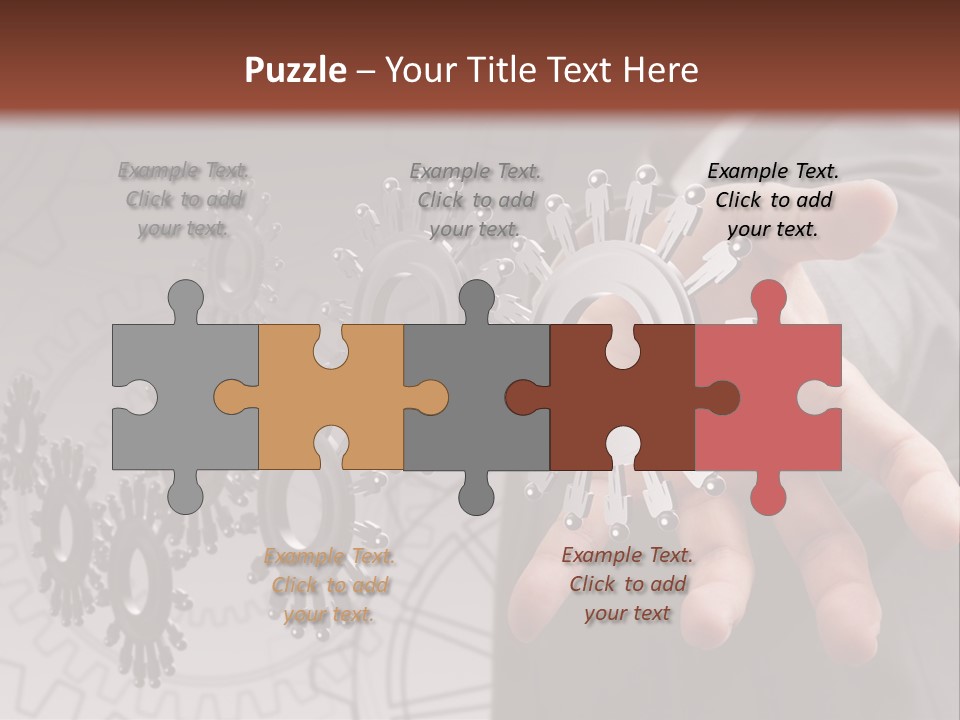 Black Symbol Knowledge PowerPoint Template