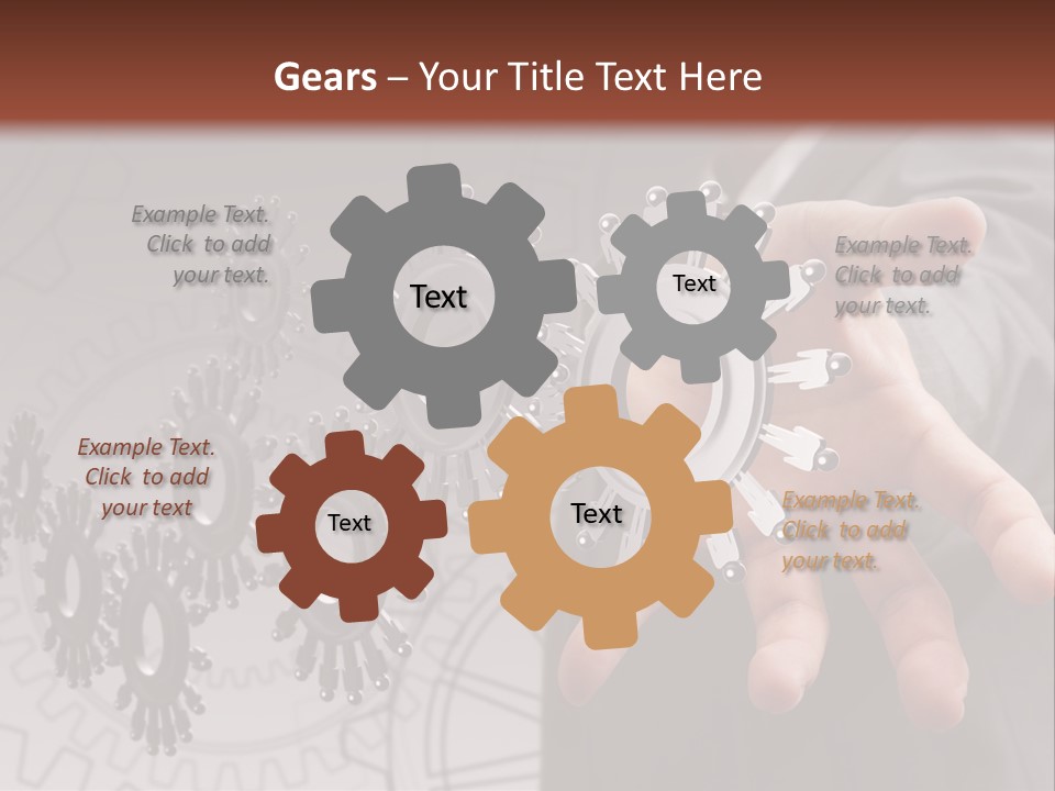 Black Symbol Knowledge PowerPoint Template