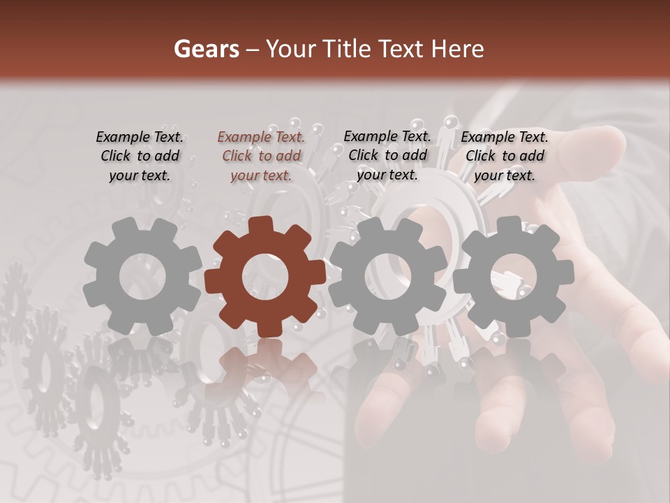 Black Symbol Knowledge PowerPoint Template