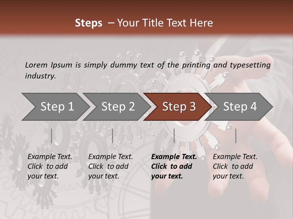 Black Symbol Knowledge PowerPoint Template