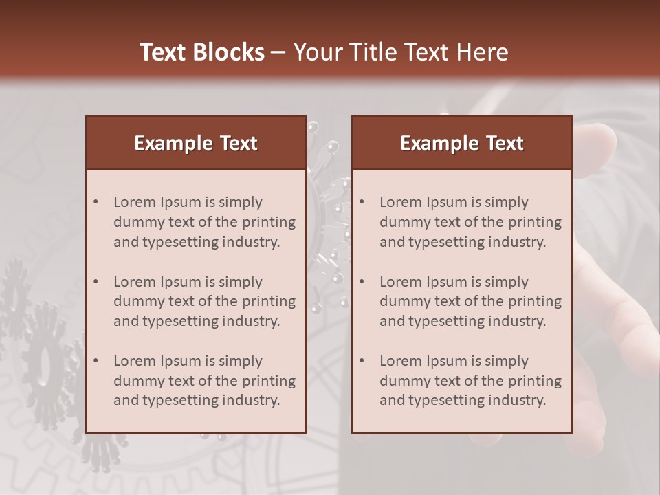 Black Symbol Knowledge PowerPoint Template