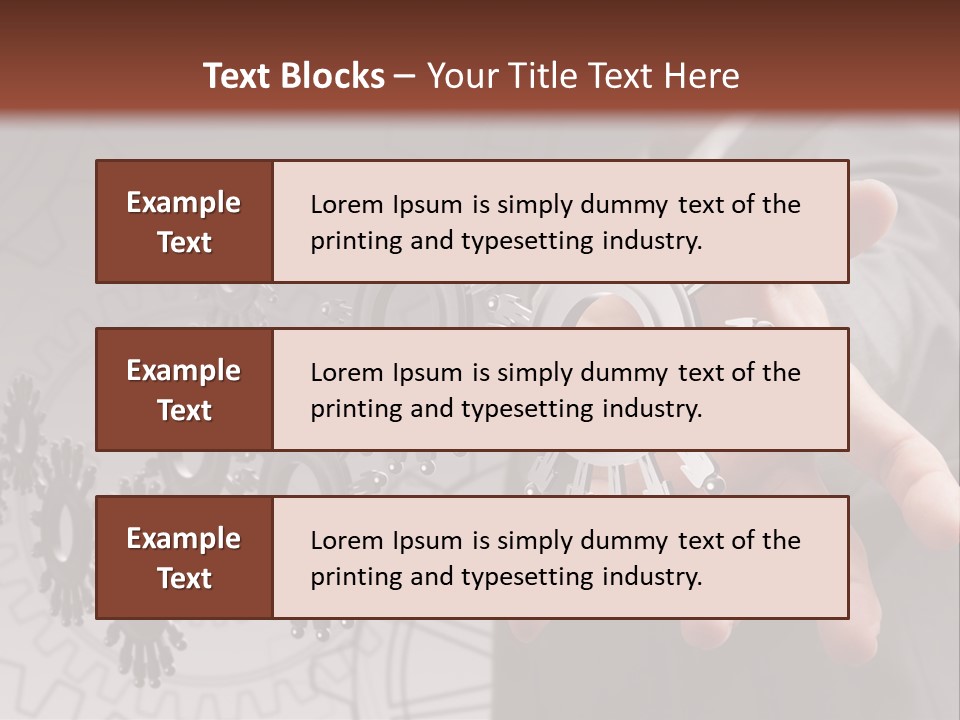 Black Symbol Knowledge PowerPoint Template