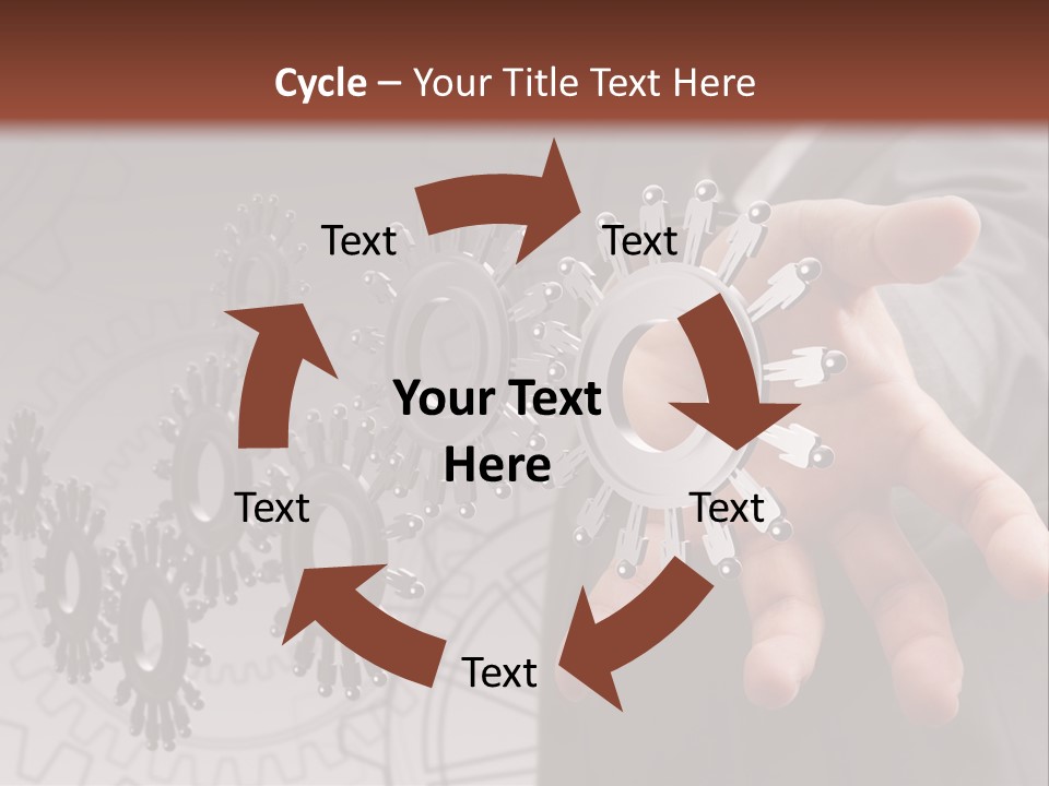 Black Symbol Knowledge PowerPoint Template