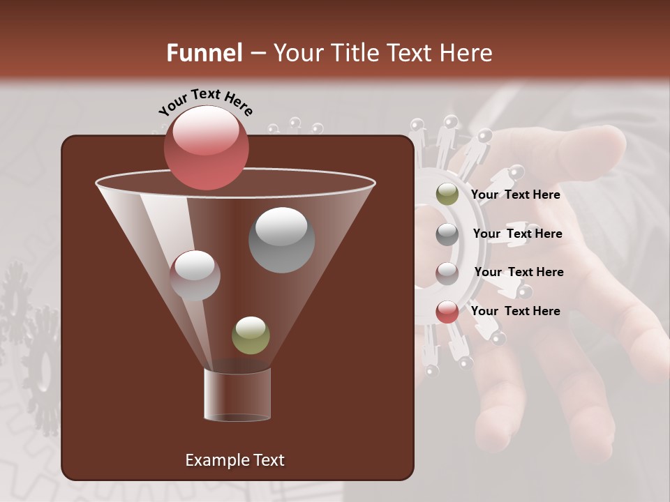 Black Symbol Knowledge PowerPoint Template