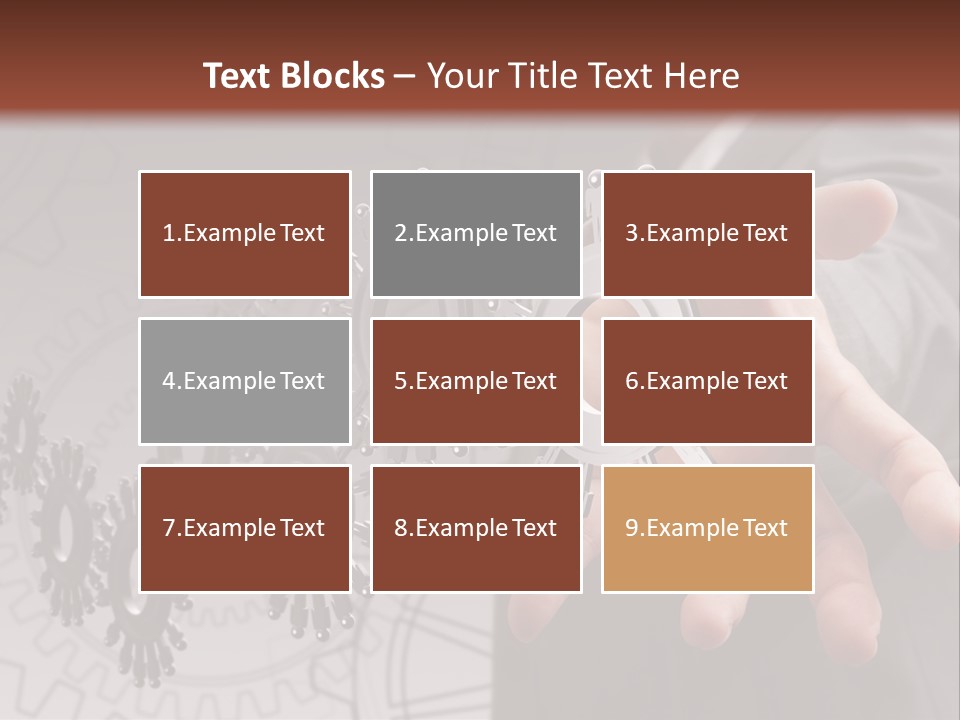 Black Symbol Knowledge PowerPoint Template