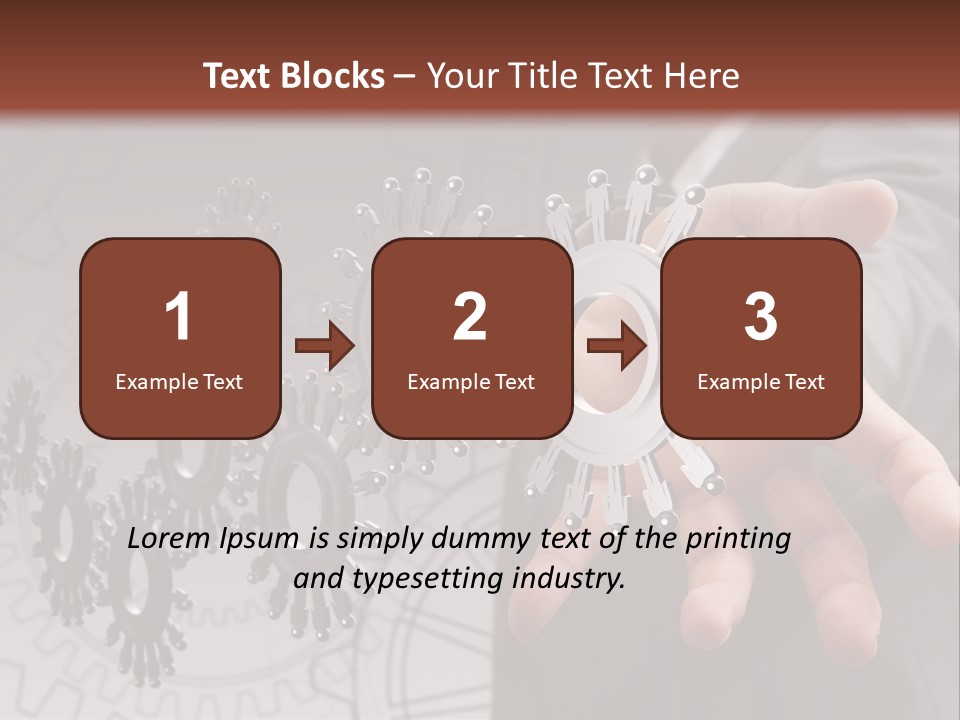 Black Symbol Knowledge PowerPoint Template