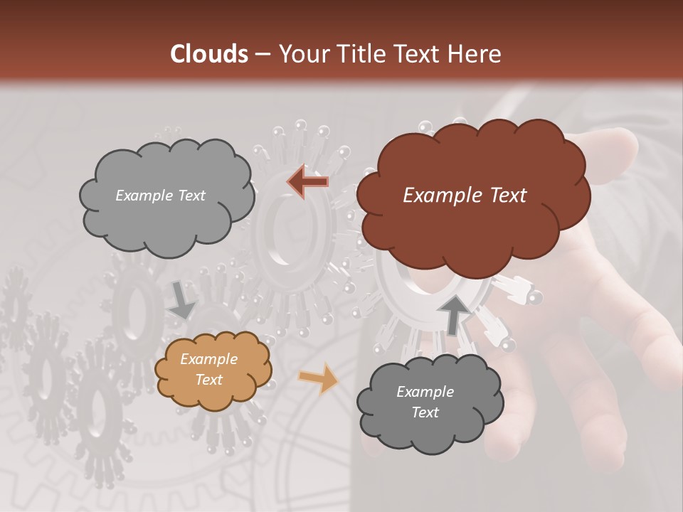 Black Symbol Knowledge PowerPoint Template