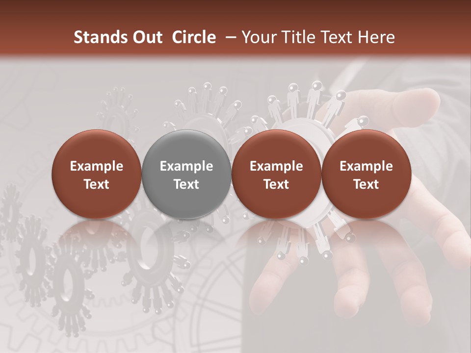 Black Symbol Knowledge PowerPoint Template