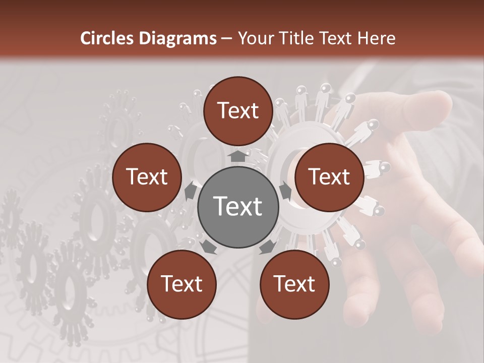 Black Symbol Knowledge PowerPoint Template