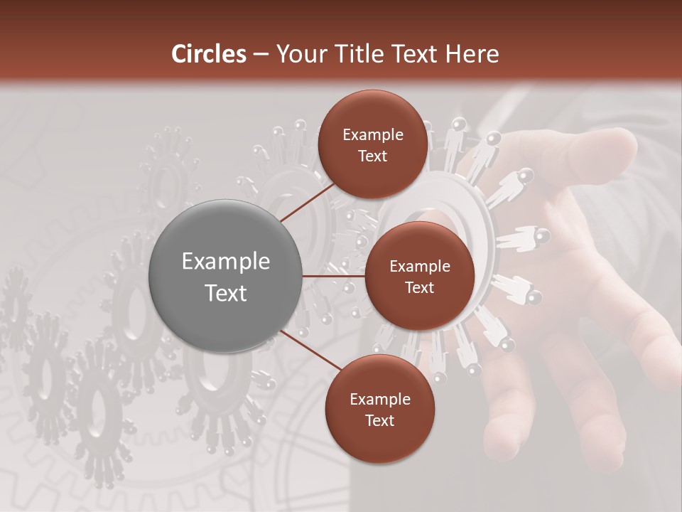 Black Symbol Knowledge PowerPoint Template