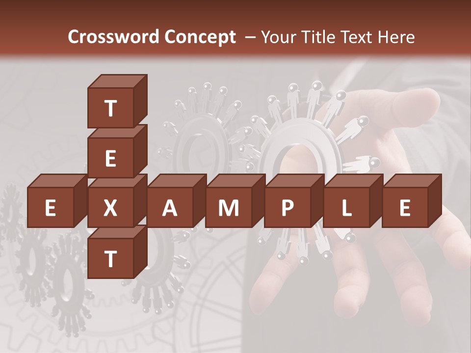 Black Symbol Knowledge PowerPoint Template