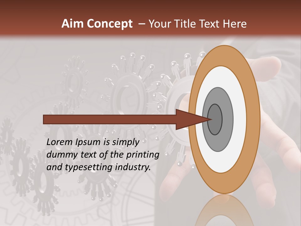 Black Symbol Knowledge PowerPoint Template