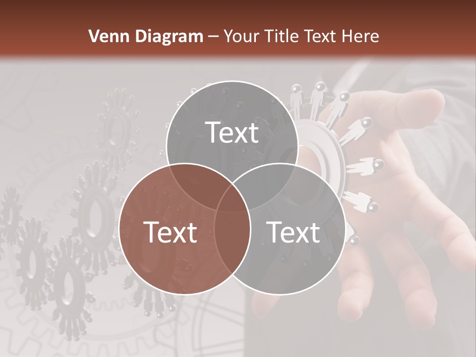 Black Symbol Knowledge PowerPoint Template