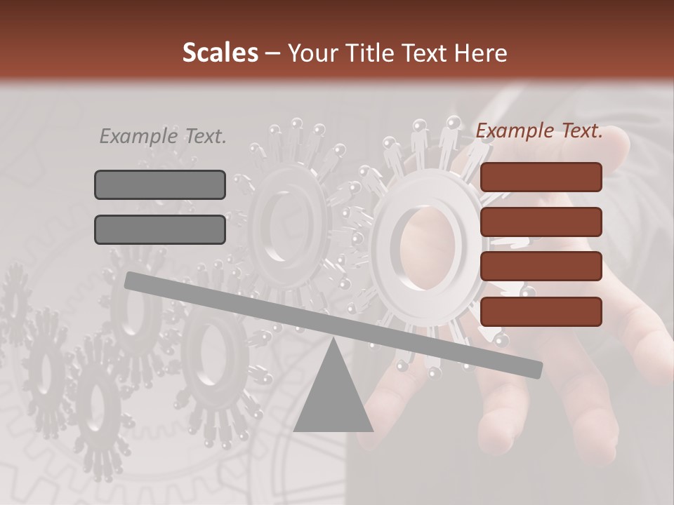 Black Symbol Knowledge PowerPoint Template
