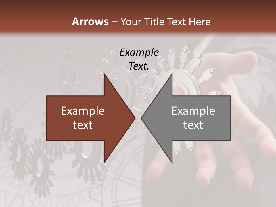 Black Symbol Knowledge PowerPoint Template