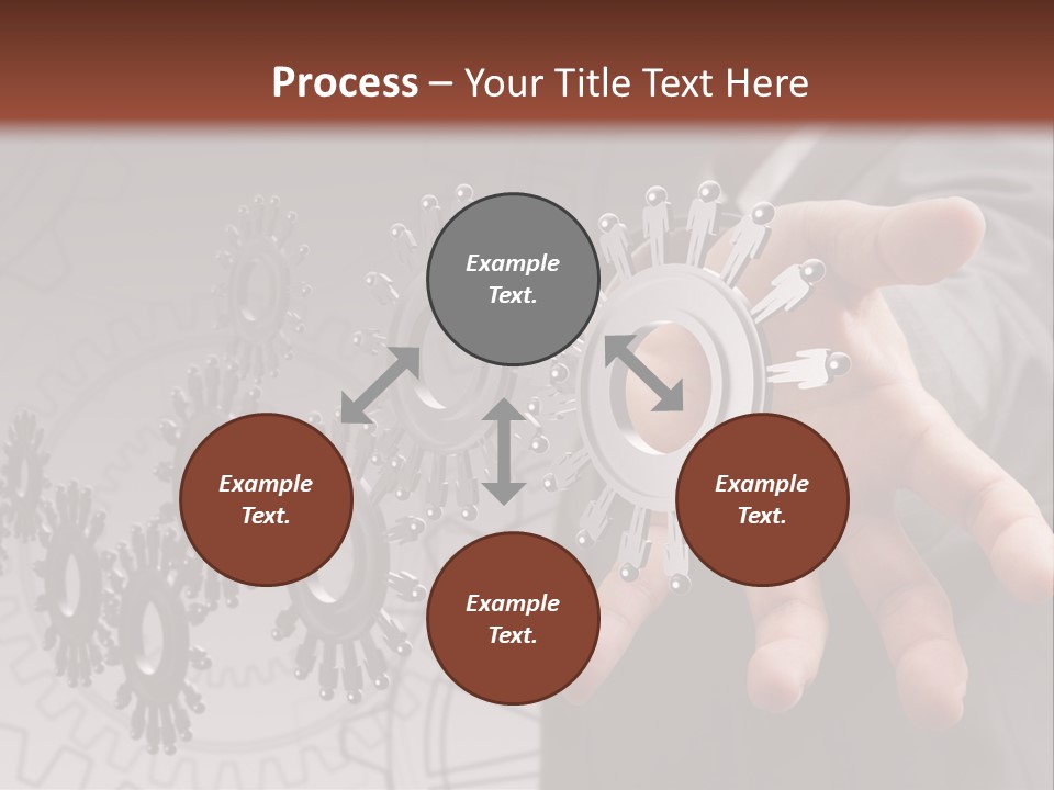 Black Symbol Knowledge PowerPoint Template