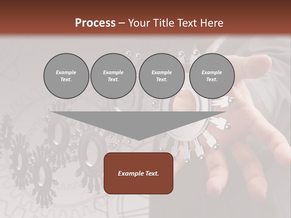 Black Symbol Knowledge PowerPoint Template