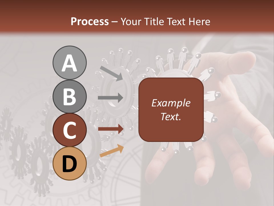 Black Symbol Knowledge PowerPoint Template