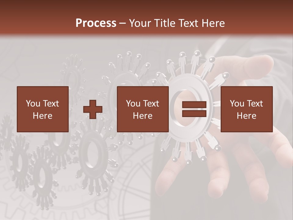 Black Symbol Knowledge PowerPoint Template