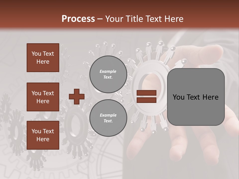 Black Symbol Knowledge PowerPoint Template