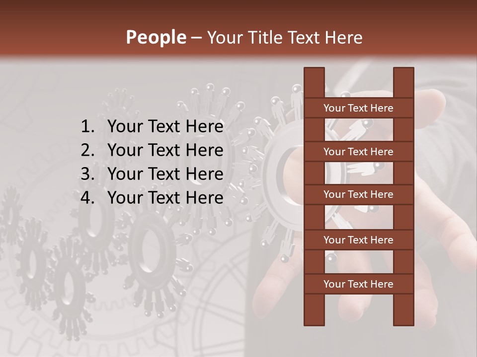 Black Symbol Knowledge PowerPoint Template