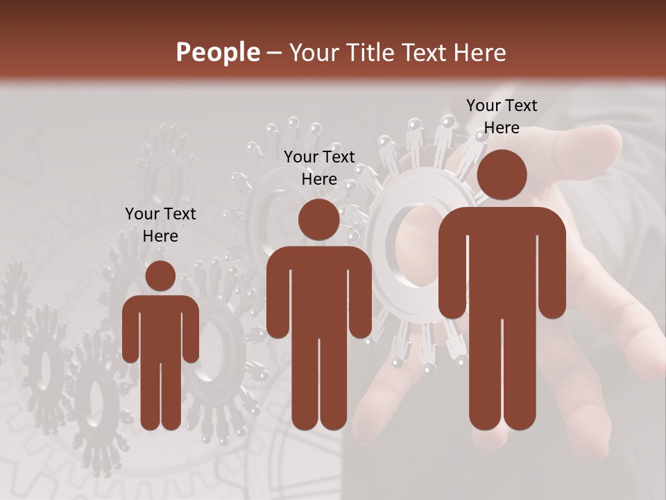 Black Symbol Knowledge PowerPoint Template