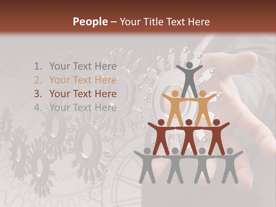 Black Symbol Knowledge PowerPoint Template