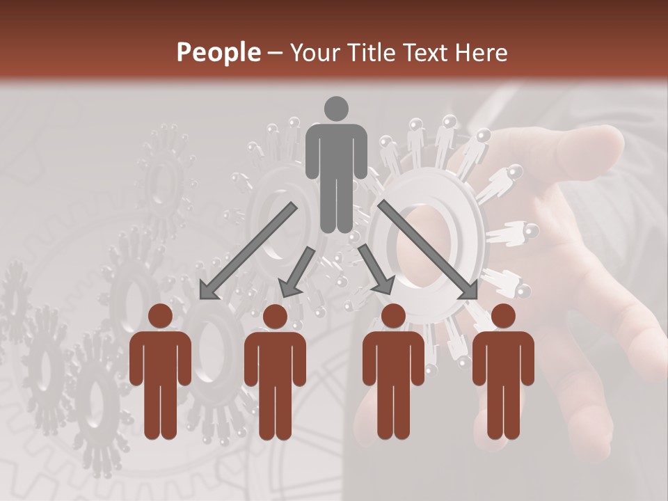 Black Symbol Knowledge PowerPoint Template