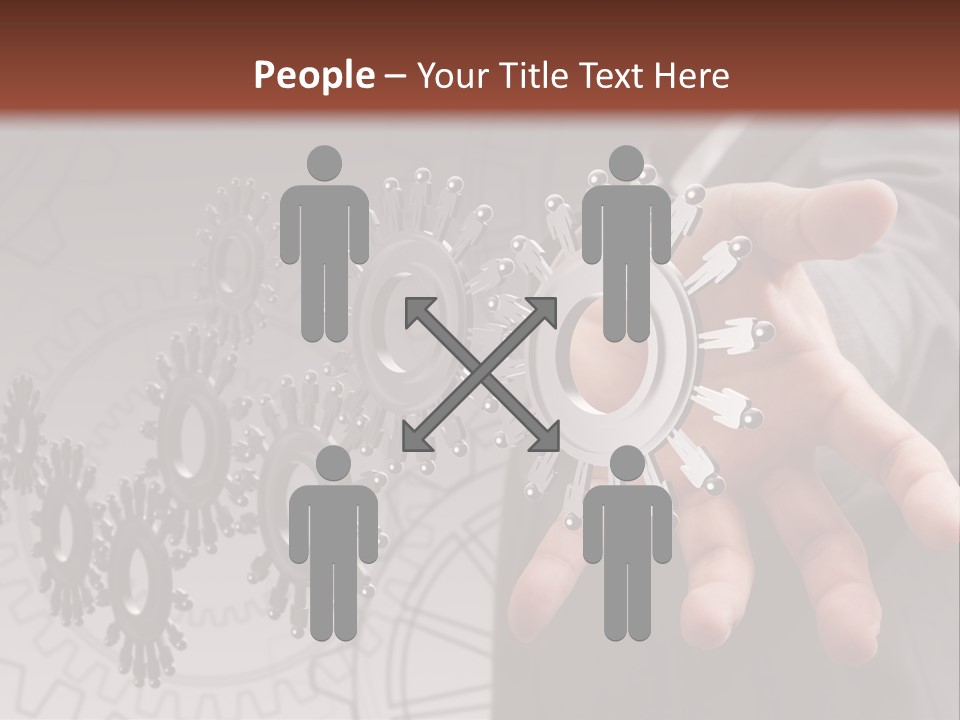 Black Symbol Knowledge PowerPoint Template