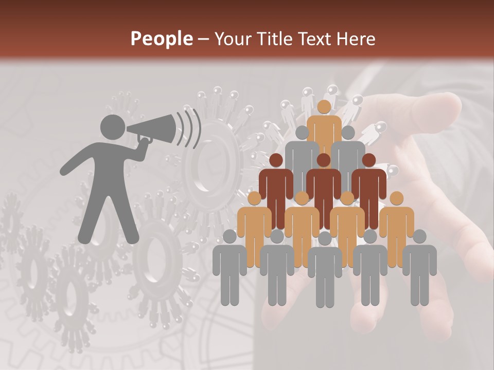 Black Symbol Knowledge PowerPoint Template