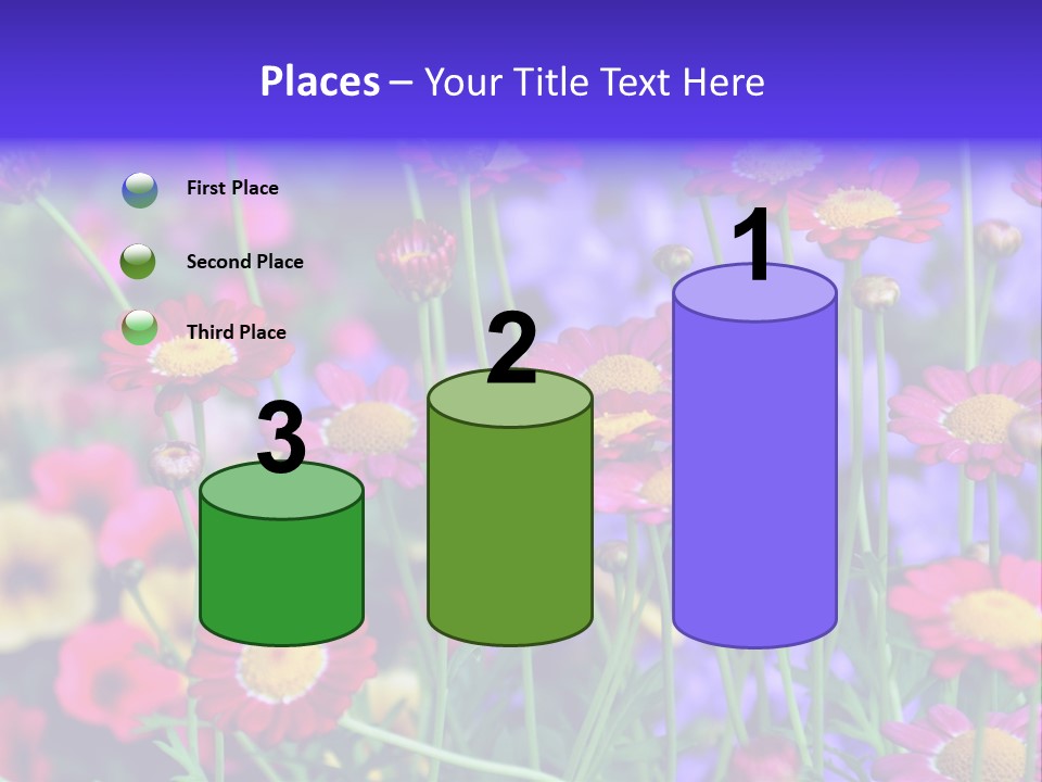 Mai Blumenbeet Liebe PowerPoint Template