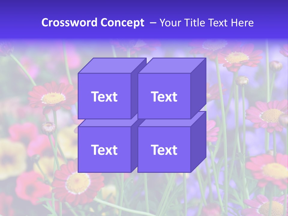 Mai Blumenbeet Liebe PowerPoint Template