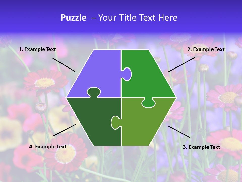 Mai Blumenbeet Liebe PowerPoint Template